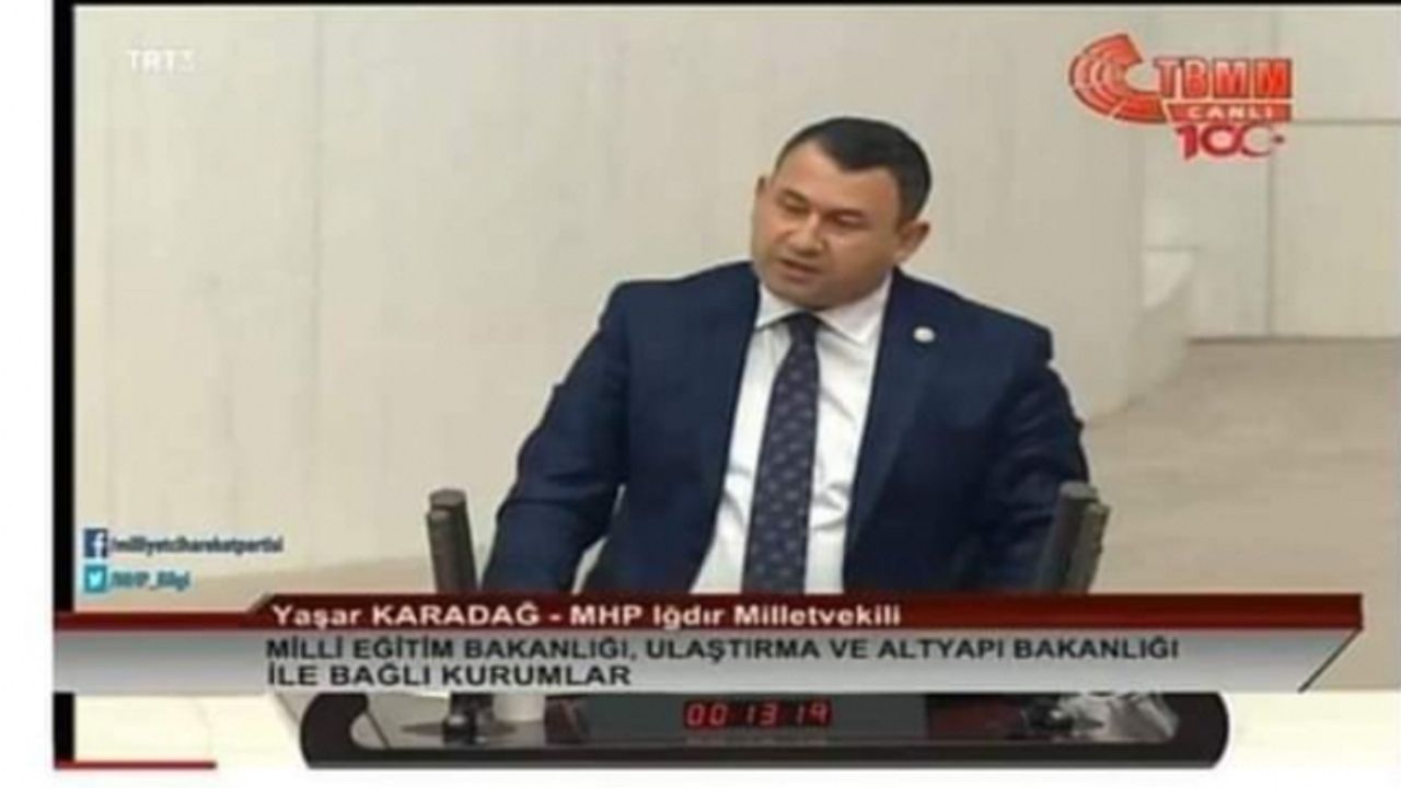 MHP'li Karadağ: Öğretmenin ücretlisi, sözleşmelisi olmaz; öğretmen kadrolu olmalıdır