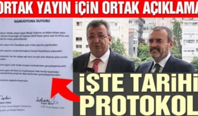 Son dakika: Ekrem İmamoğlu ve Binali Yıldırım’ın ortak yayını belli oldu