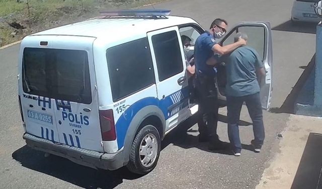 Şanlıurfa'da öğretmene polis şiddetinin görüntüleri kameralara yansıdı