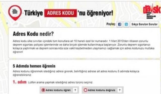 Adres Kodu Sorgulama, Nasıl Alınır, Adres Kodu Dask'ta Ne İşe Yarar, Adres Kodu Alma