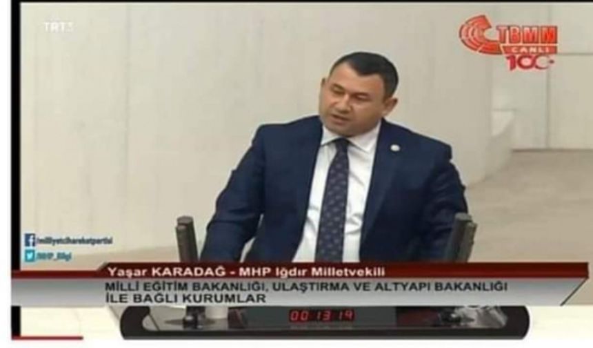 MHP'li Karadağ: Öğretmenin ücretlisi, sözleşmelisi olmaz; öğretmen kadrolu olmalıdır
